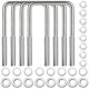 thumbnail image 1 of Juego de 4 tornillos en U Foinwer 1/2" D x 8 cm An x 14 cm L, 1 of 7