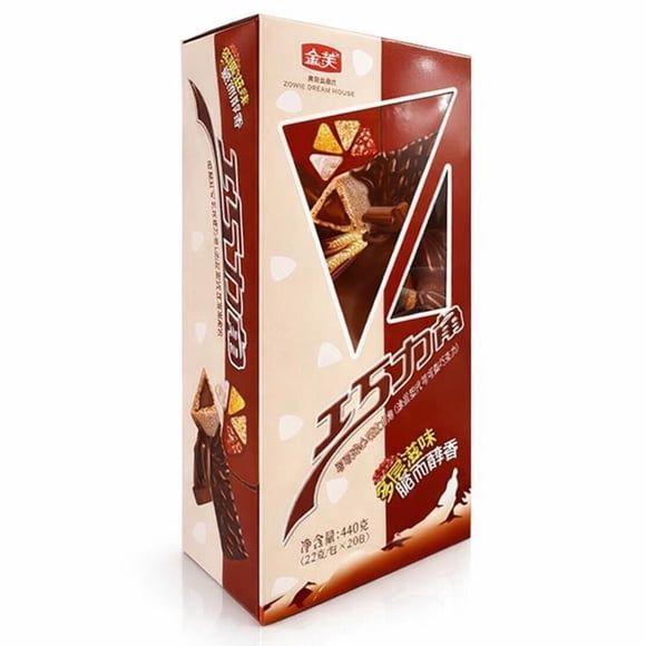 Palitos Crujientes Choco con Relleno de Chocolate Marca K-Flower * 20 Palitos