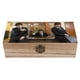 thumbnail image 1 of Los Trillizos Sturniolo Caja Organizadora de Madera Rústica - Caja Decorativa Multifuncional para Escritorio, Hogar, Oficina, Joyas y Manualidades, 1 of 6