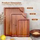 thumbnail image 2 of Set de tablas de cortar AIDEA de madera de acacia 38 × 25 cm, 2 of 7