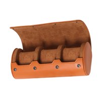 Ioensy - Estuche De Almacenamiento Para Relojes, Resistente A Caídas, Para Escritorio, Dormitorio, Protección, 3 Ranuras, Color Marrón Claro
