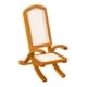 thumbnail image 3 of Silla De Mimbre De Madera Para Casa De Muñecas, Sillón En Miniatura Para Playa, Balcón Interior, 1:12, 3 of 5