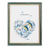 Vgo - Cuadro Enmarcado 43X53 Pajaritos C/Relieve Mod3