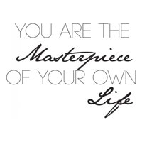 Rienda Libre Graphics - Decomural Masterpiece Of Your Own Life Home Ws-40809