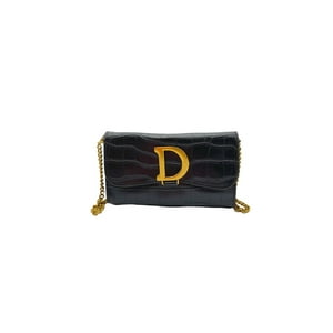 Todopiel - Cartera Ecocuero Negro Cru12