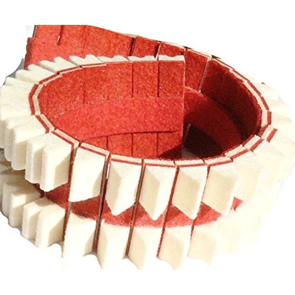 Fieltro para amortiguadores de piano Gemm Piano Supply 3 cm, juego de 30