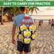 thumbnail image 5 of Sbarklo Voleibol Tamaño 5 Pack de 6 - Impermeable y Suave, 5 of 7