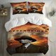 thumbnail image 1 of A 3pcs Set Featuring a Design from The Biographical Film Directed by Nolan Known As The Father of The Atomic Bomb. It Includes a Soft Duvet Cover And Two Pillowcases, 1 of 1