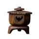 thumbnail image 5 of Quemador De Incienso Antiguo, Centro De Mesa, Incensario De Regalo Para Patio, Escritorio, Jardín, Marrón, 5 of 5