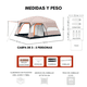 thumbnail image 2 of Carpa Camping Tienda Familiar 3-5 Personas Impermeable, 2 of 9