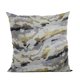 thumbnail image 1 of Cojín Plutus Brands Velvet Crest negro, gris y citrino 20 x 30 cm, 1 of 9