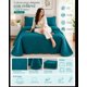 thumbnail image 5 of Set Cubrecama Quilt Verano Turquesa King Relieve + Juego de Sábanas, 5 of 6