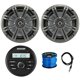 thumbnail image 1 of Parlantes KICKER Marine BT USB – Paquete 6,5" 195 W, 1 of 6