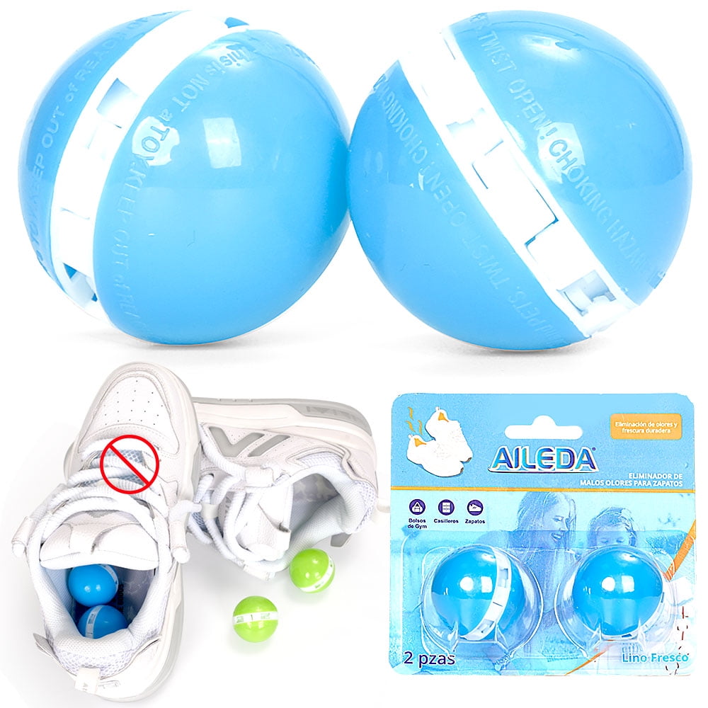 Aileda Aromatizador Eliminador De Olores Zapatos/bota 2 Pzas Aroma A Lino