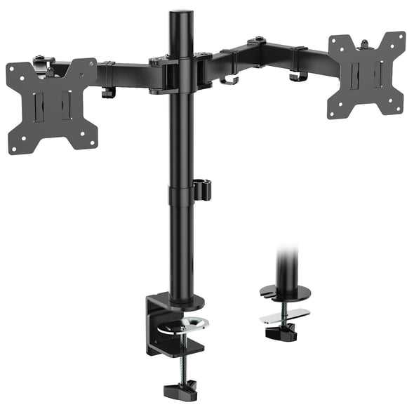 Soporte de escritorio para dos monitores WALI M002 para 2 monitores de hasta 27