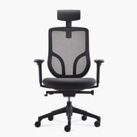 Form Office - Silla Oficina Chic Con Cabecero Negro