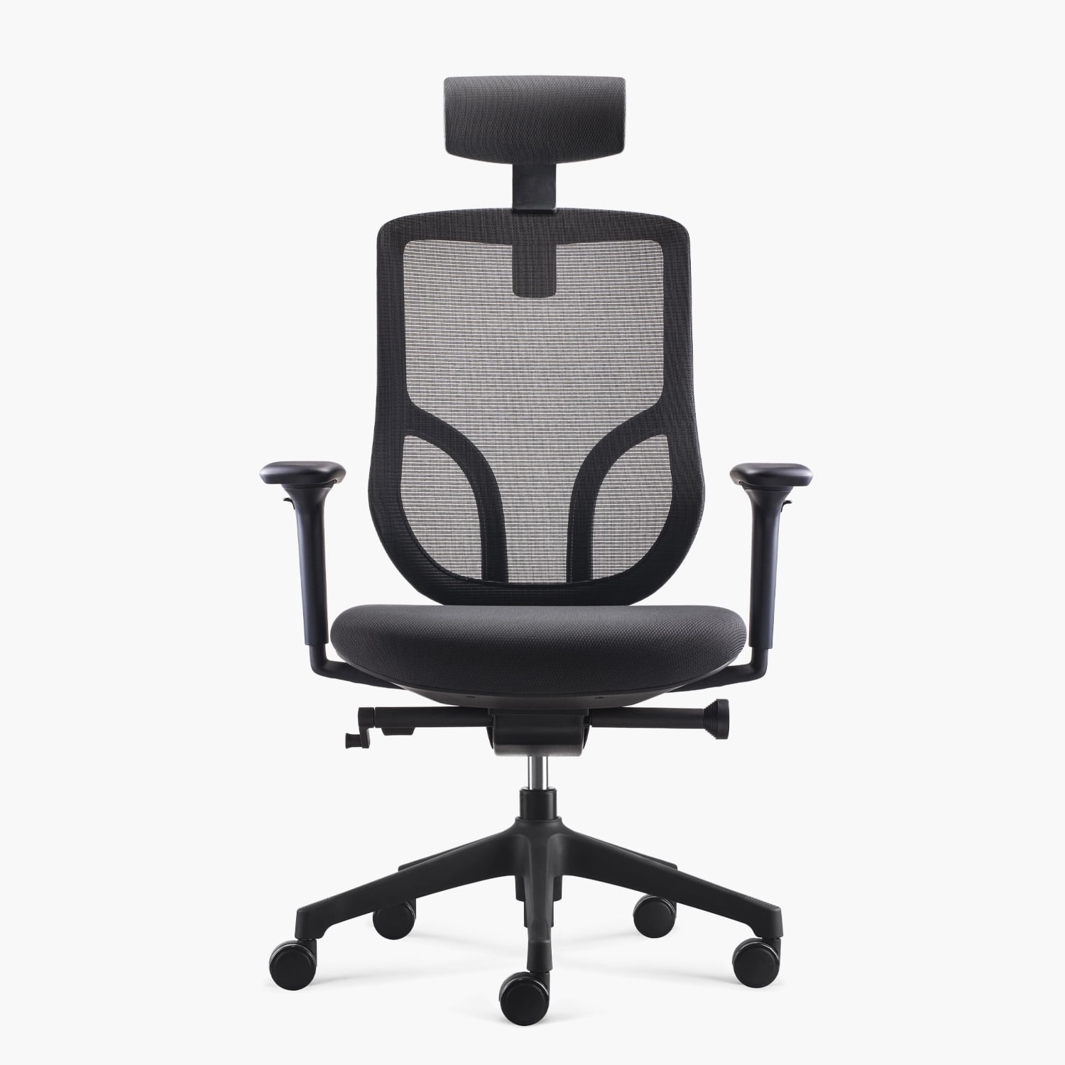 Form Office - Silla Oficina Chic Con Cabecero Negro