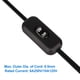 thumbnail image 4 of Interruptor En Línea Para Cable 2 Piezas De Alta Resistencia Dpst Negro, 4 of 5