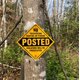thumbnail image 4 of Boundary Marker Sign Minuteman Signs de aluminio amarillo, paquete de 10, 4 of 7