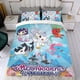 thumbnail image 4 of Mermicorno Starfall Conjunto de sábanas temático, trío de piezas, cómodo y amigable con la piel, diseño único, regalo de decoración para el hogar para familiares, amigos y fans,140cm *210cm, 4 of 6