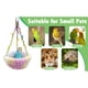 thumbnail image 3 of Cama de pájaro colgante, hamaca para jaula invierno cálido pájaro peluche nido papago cama para Budgie Lovebird Lovebird, Pinch, Hamster-rosa, 3 of 3