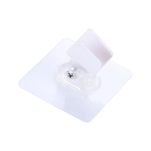 Soporte De Cabezal De Ducha Soporte De Brazo De Ducha De ángulo Ajustable Para Montaje En Pared A Prueba De Agua Blanco