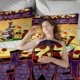 thumbnail image 5 of Pizza Tower Quilts for Queen Bed Bedspreads,Soft Bed Quilt Lightweight Bedspread,Quilted Coverlet 3 Piece Bed Sheets, 5 of 5