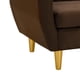 thumbnail image 3 of Sofa Bote 1c Felpa 01 Chocolate, 3 of 6