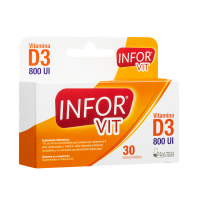 Infor - Vitamina D3 800 Iu 30 Comprimidos -