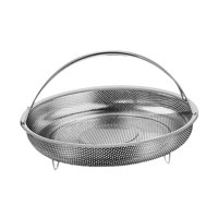 Ioensy - Cesta De Vaporera De Acero Inoxidable Con Inserción De Vapor Para Verduras Chinas Wok Bun