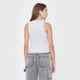 thumbnail image 2 of Polera Mujer Sin Mangas Desgaste Gris Corona, 2 of 5