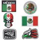 thumbnail image 1 of Parche de tela Patchins México – Pack de 6 bordados, 1 of 7