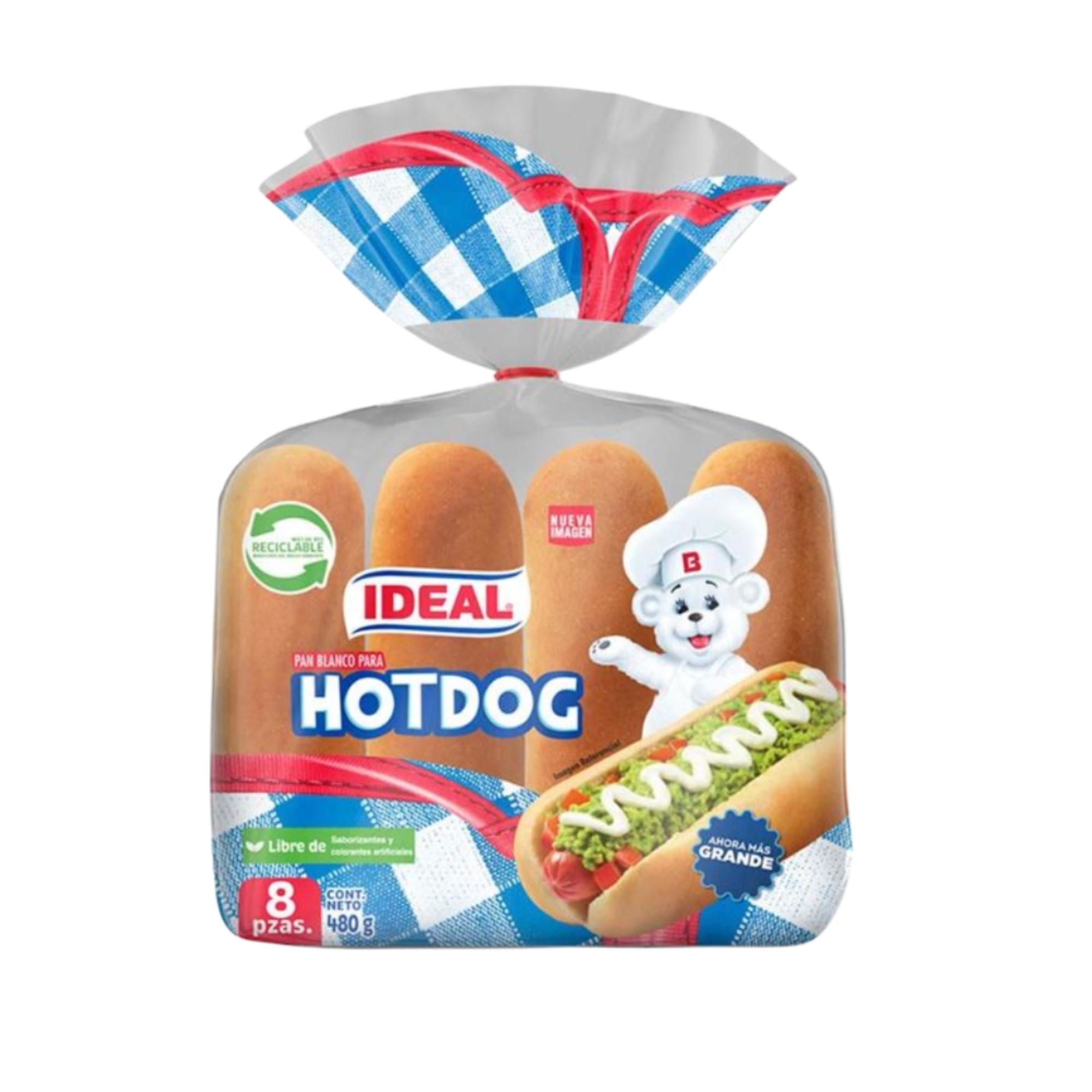Pan De Completo Hot Dog 8 Un Ideal