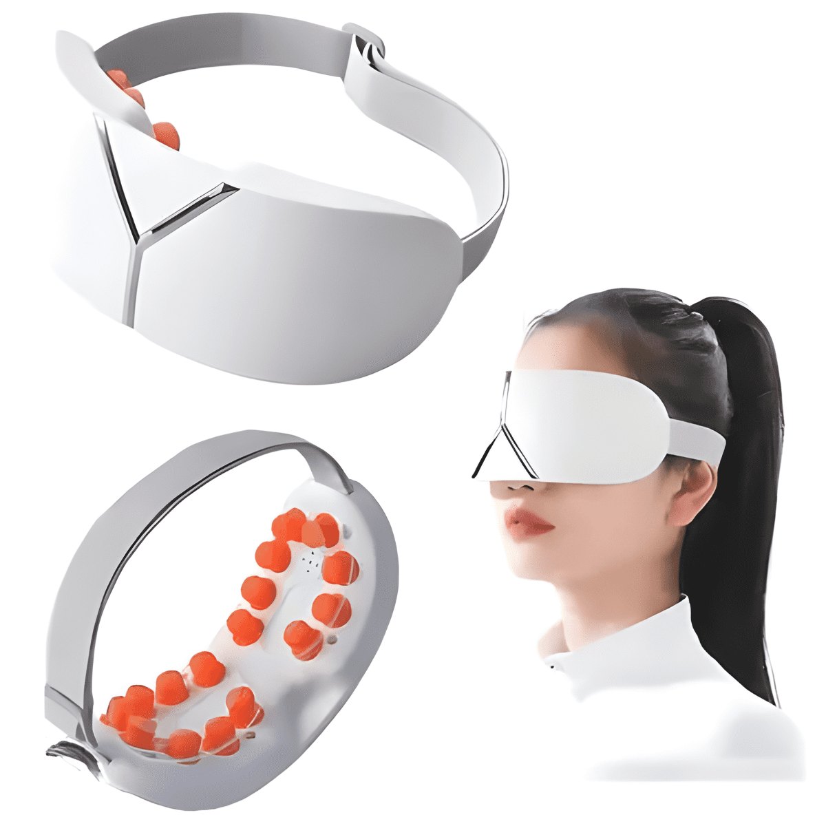 Genérico - Masajeador Ojos Con Vibración Relajante Antiestrés