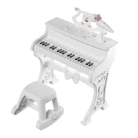 Bothyi - Niños Teclado Piano Aprendizaje Juguetes Musicales Educativos Para Niños Niños Blanco