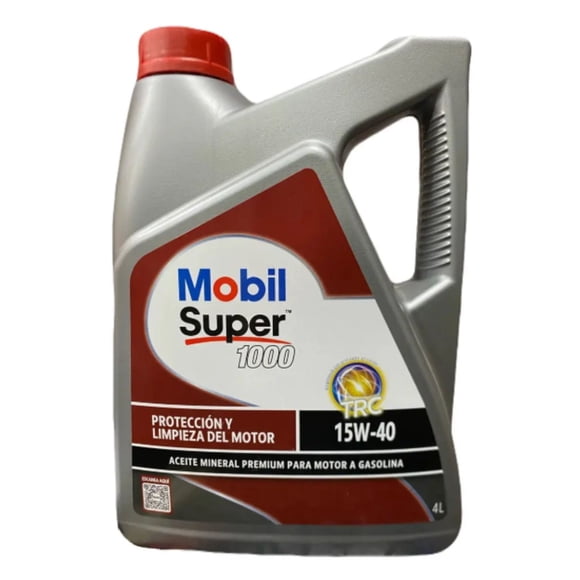 Lubricante Motor 15w40 Mobil Super 1000 4 Lts.