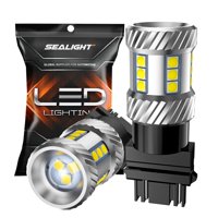 Bombilla Led Sealight 3157, Luz De Marcha Atrás, Freno, 1800 Lm, 6000 K, 2 Unidades