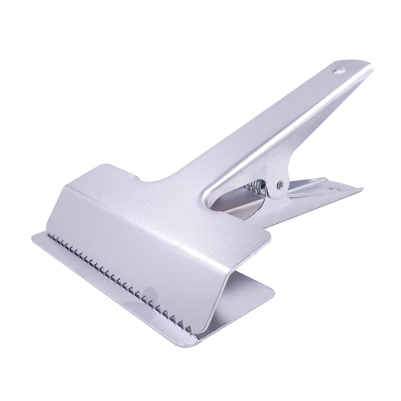 Magideal - Abrazadera De Costura, Mordazas Anchas, Ajustable, Herramienta De Fijación De Tela Portátil Para Sujeción De Tela Para Máquinas De Coser, Abrazaderas