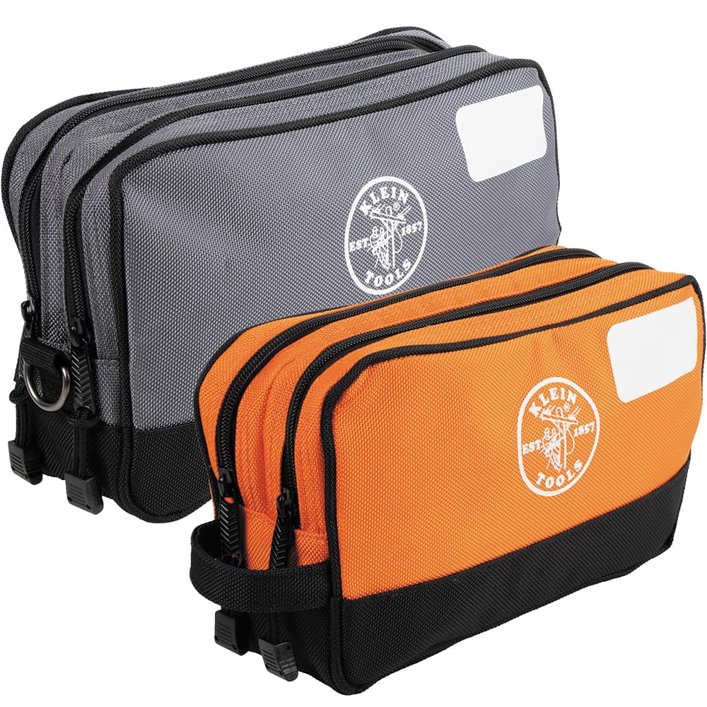 Juego De Bolsas Para Herramientas Klein Tools 55579 Con Doble Compartimentos Con Cremallera