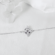 thumbnail image 2 of Pulsera nudo de bruja de plata italiana piedra amatista fina, 2 of 3