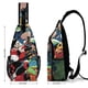 thumbnail image 2 of Aves de Presa Riñonera Bandolera con Estampado Integral para Hombres y Mujeres, Bolso Cruzado Gráfico de Tendencia, Mochila de Hombro Streetwear para Ciclismo y Deportes, Riñonera Versátil Casual, 2 of 6