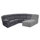 thumbnail image 4 of Funda para Mueble ULTICOR Adicional para Chaise Gris Claro Grande Derecha, 4 of 6