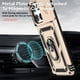 thumbnail image 3 of Funda Resistente Anillo Soporte Motorola Moto G Stylus 2025 Privacidad Cámara Montaje Magnético Oro, 3 of 6