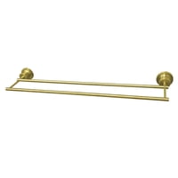 Toallero Kingston Brass Concord Double, 45 Cm, Latón Cepillado