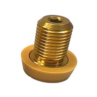 Magideal - Taco De Billar, Tapón Inferior, Cubierta Inferior, Almohadilla De Protección De Goma Para Tacos De Billar, Accesorios Para Jugadores, Entusiastas De Oro