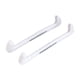 thumbnail image 4 of Cubiertas de cuchillas para patines de hielo, cubiertas de barril, protectores de patines universales ajustables duraderos para entrenamiento deportiv , Blanco, 4 of 5