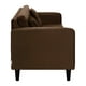 thumbnail image 3 of Sofa New Retro 3c Felpa 00 Chocolate, 3 of 6