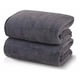thumbnail image 1 of Set De 2 Toallas Grande De Baño Toallon 100 X 140 Cm Microfibra Negro, 1 of 9