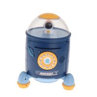 Bothyi - Caja De Ahorro De Dinero Con Contraseña Cajero Automático De Seguridad Alcancía Electrónica Niñas Niños Azul