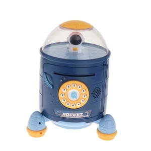 Bothyi - Caja De Ahorro De Dinero Con Contraseña Cajero Automático De Seguridad Alcancía Electrónica Niñas Niños Azul